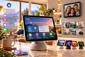 Apple presenta HomeView, lo schermo domestico con Siri AI e riconoscimento degli utenti