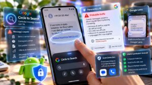 Google integra in Circle to Search il riconoscimento delle truffe nei messaggi Android