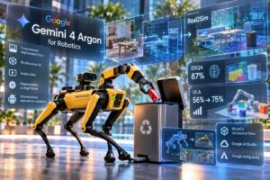 Google presenta Gemini 4 Argon for Robotics per il ragionamento fisico, la simulazione e l’addestramento dei robot