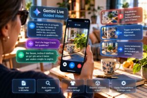 Google introduce Guided Vision in Gemini Live per assistere in tempo reale utenti ciechi e ipovedenti su Android
