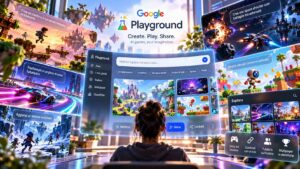 Google lancia Playground, piattaforma sperimentale per creare videogiochi attraverso prompt in linguaggio naturale