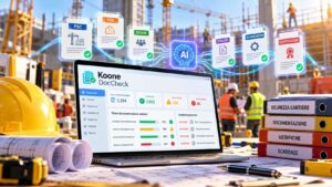 Harpaceas presenta Koone DocCheck: l’intelligenza artificiale automatizza il controllo dei documenti di sicurezza nei cantieri