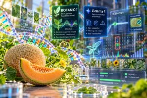 Living Models combina BOTANIC-1 e Gemma 4 per identificare varianti genetiche associate alla resa del melone