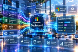Microsoft presenta Decision-1, il modello AI per classificazione e decisioni strutturate basato su Qwen3.5-9B