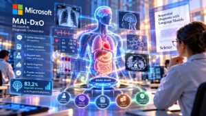 Microsoft MAI-DxO supera i medici generalisti nella diagnosi di casi clinici complessi: i risultati pubblicati su Science