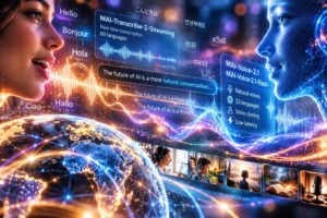 Microsoft presenta MAI-Transcribe-2-Streaming e i nuovi modelli vocali MAI-Voice 2.1