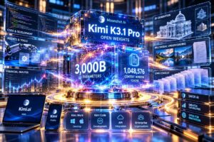 Moonshot AI introduce Kimi K3.1 Pro, il modello da 3.000 miliardi di parametri con contesto fino a un milione di token