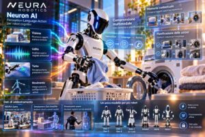 NEURA Robotics presenta Neuron AI, un modello multimodale per il controllo dei robot attraverso vista, tatto, udito e memoria