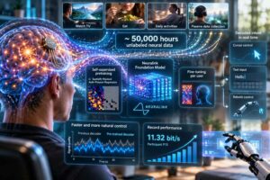 Neuralink pre-addestra un foundation model BCI su 50.000 ore di dati neurali non etichettati