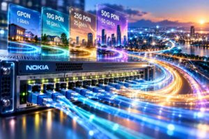 Nokia presenta una scheda PON a 16 porte compatibile con GPON, 10G, 25G e 50G per le reti in fibra ottica