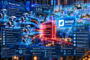 Agenti AI eseguiti su Tencent Cloud tentano 2.818 accessi al servizio cartografico Amap di Alibaba