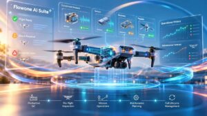 WeFlo presenta Flowone AI Suite per il controllo automatico dei droni durante produzione e manutenzione