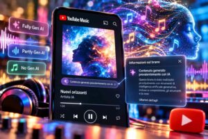 YouTube Music introduce etichette per identificare i brani generati con intelligenza artificiale